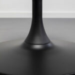 Coffee table schickeria walnut black Ø110cm (7)