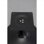Coffee table schickeria walnut black Ø110cm (9)