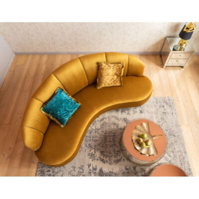 Cushion cannes yellow 45x45cm (2)