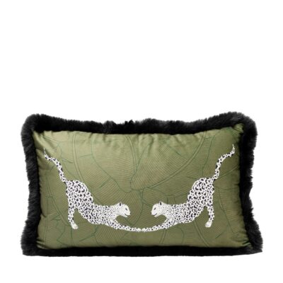 Cushion cheetahs 50x30cm