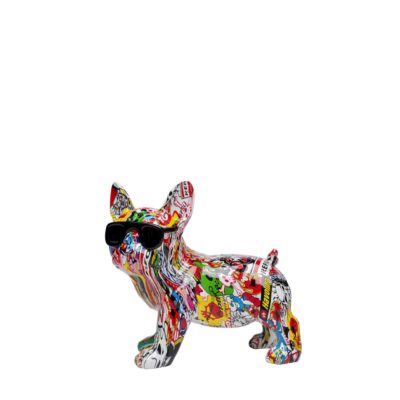Deco figurine comic dog glasses 25cm