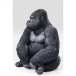 Deco figurine monkey gorilla side xl black 76cm (4)
