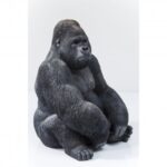Deco figurine monkey gorilla side xl black 76cm (5)