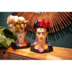 Deco vase style muse flowers 34cm (2)