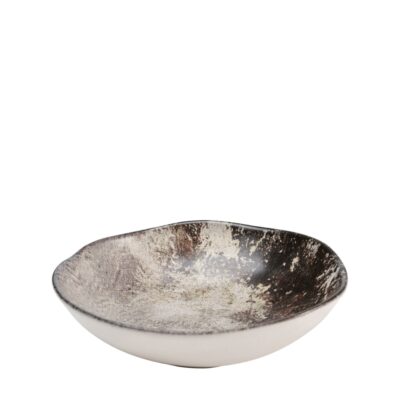 Deep Plate Savannah Brown Grey Matt Ø20cm