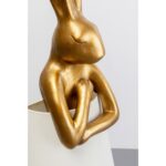 Floor lamp animal rabbit gold white 150cm (13)