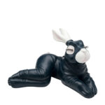 Money box fetish bunny sitting night blue (2)
