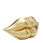 Money box lips gold 13cm (3)