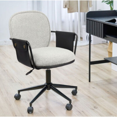 Office chair post grey black (2)