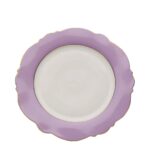 Plate harlequin purple Ø27cm