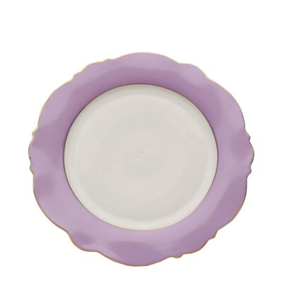Plate harlequin purple Ø27cm