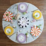 Plate harlequin purple Ø27cm (2)