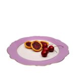 Plate harlequin purple Ø27cm (9)