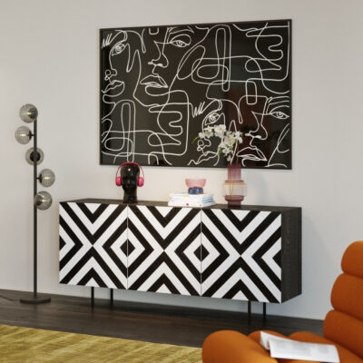Sideboard arctic 160x75cm (2)