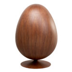 Swivel armchair eye ball walnut (10)