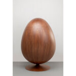 Swivel armchair eye ball walnut (14)