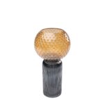 Vase marvelous duo amber grey 31cm