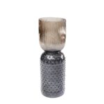 Vase marvelous duo brown grey 38cm