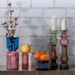 Vase marvelous duo yellow purple 31cm (3)