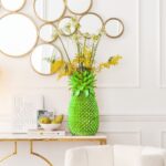 Vase pineapple green 30cm (2)