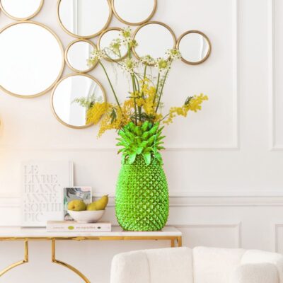 Vase pineapple green 30cm (2)