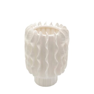 Vase viento white 26cm