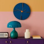 Wall clock felice blue Ø30cm (2)