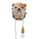 Wall light animal dog head 25cm (2)