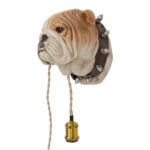 Wall light animal dog head 25cm (4)