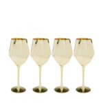 Wine glass diamond gold (3)