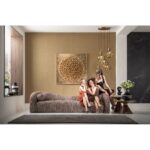 Divan 3 Vendësh Livia Melange Kafe 261cm (4)