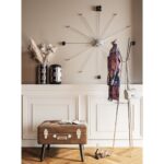 Wall Clock Like Umbrella Chrome