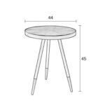 Zuiver Denise Side Table Ø44 (2)