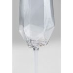 Champagne Glass Diamond Gold Rim (11)