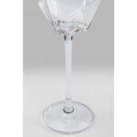 Champagne Glass Diamond Gold Rim (12)