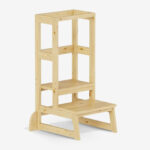 Children's Learning Tower Chiquel Montessori style Natural 45.7x51x90cm