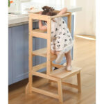 Children's Learning Tower Chiquel Montessori style Natural 45.7x51x90cm (2)