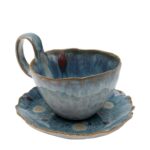 Cup And Saucer Mina Blue (6 set) (2)