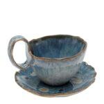Cup And Saucer Mina Blue (6 set) (3)