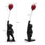 Deco Figurine Balloon Bear 74cm (11)
