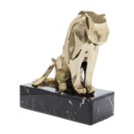 Dekoratif Aslan Figürü Mermer 34cm (3)