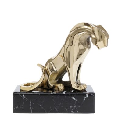 Deco Figurine Lion Marble 34cm