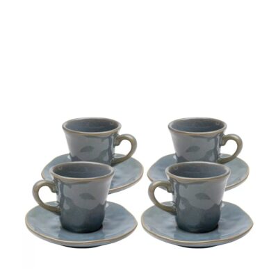 Espresso Cup Organic Turquise (2 part) (2)