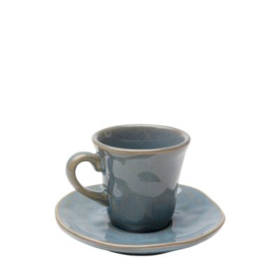 Espresso Cup Organic Turquise (2part)