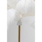 Floor Lamp Feather Palm White 165cm (10)