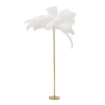 Floor Lamp Feather Palm White 165cm (7)