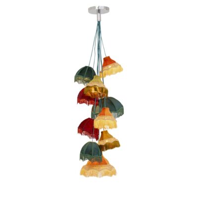 Pendant Lamp Saloon Fringes 10 lite