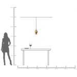 Pendant Light Diamond Fever Dining Black 17cm (6)