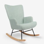 Rocking Armchair Jianna Mint Natural