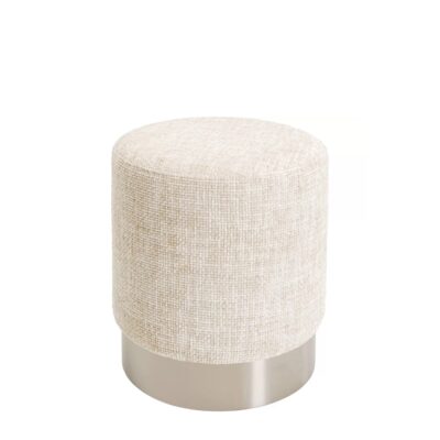 Stool Berry High Silver Beige Ø39cm